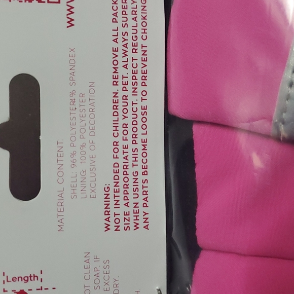 Set | Justice Pet Reflective Booties - Pink | Small - Picture 6 of 7